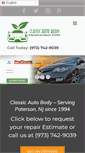 Mobile Screenshot of classicautobody.org